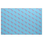 Tissu Ski Ski Ski hiver Rouge (Fat Quarter)