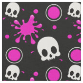 Tissu Skully (roses indien) (Fermer)