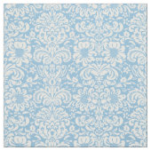 Tissu Sky Blue Floral Damask (Échantillon)