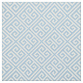 Tissu Sky Blue Greek Key Pattern (Échantillon)