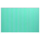 Tissu Sky Blue & Green Striped/Linked Motif (Yard)