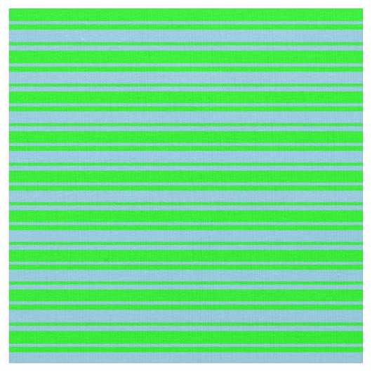 Tissu Sky Blue & Lime Motif des rayures (Fermer)