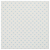 Tissu Sky Blue Polka Dot Hearts (Échantillon)