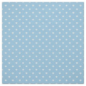 Tissu Sky Blue Polka Dot Hearts (Échantillon)