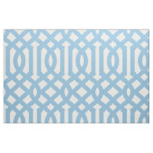 Tissu Sky Blue Trellis Grande échelle (Fat Quarter)