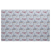 Tissu Sleepy Cat Dreams Motif, Grey (Fat Quarter)