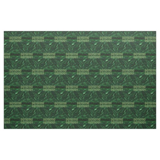 Tissu SlipperyJoe's 69 code binaire dynamique ordinateur (Yard)