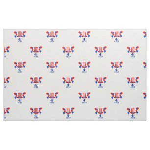 Tissu SlipperyJoe's classique du 4 juillet jour de l'ind