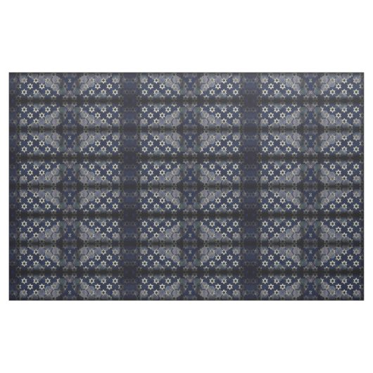 Tissu SlipperyJoe's Happy Hanoukka multiple Star de Davi (Yard)