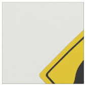 Tissu SlipperySignal de passage de l'ours de Joe silhoue (Fermer)