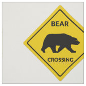 Tissu SlipperySignal de passage de l'ours de Joe silhoue (Échantillon)