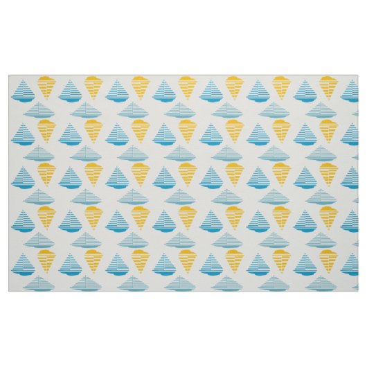 Tissu Sloops de navigation (Fat Quarter)