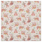 Tissu Sloth Motif (Échantillon)