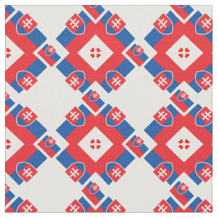Tissu Slovaquie Drapeau et Slovaquie Mode textile branch