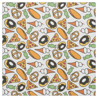 Tissu Snacks d'été Fabric Motif sans soudure 