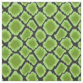 Tissu Snakeskin vert et noir (Échantillon)