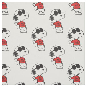 Tissu Snoopy "Joe Cool" debout