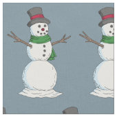 Tissu Snowman (Fermer)