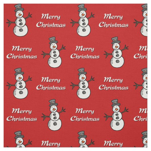 Tissu Snowman (Échantillon)