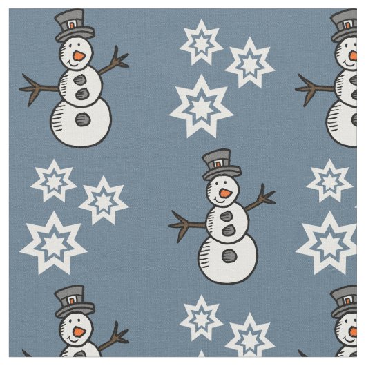 Tissu Snowman (Fermer)