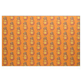 Tissu Snowman orange Jack O' Lantern (Yard)