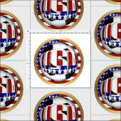 Tissu Soccer Ball (Carreau)