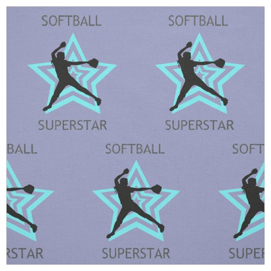 Tissu Softball Superstar Fabric (Échantillon)