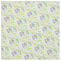 Tissu Solanum aquarelle botanique grimpant de pomm