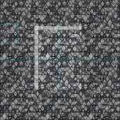 Tissu soleil bleu (Carreau)