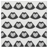 Tissu Sonographie Coton de coeur (fermé)