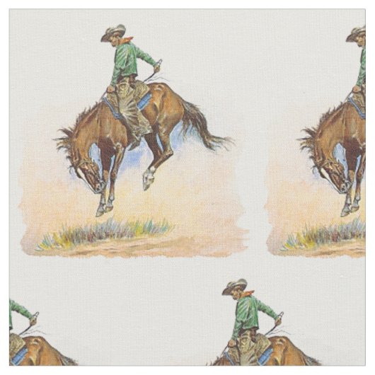 Tissu s'opposant de cheval de cowboy occidental (Fermer)