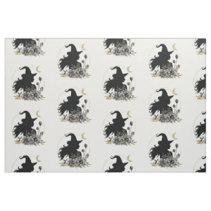 Tissu Sorcière contemporaine d'Halloween