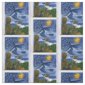 Tissu Sorcière de Halloween (Échantillon)