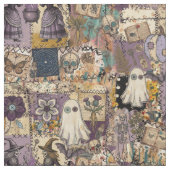 Tissu Sorcière drôle Dark Academia Style Patchwork Sombr (Échantillon)
