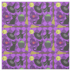 Tissu Sorcières de Halloween