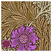 Tissu Souci, brun, beige et violette de William Morris (Fermer)