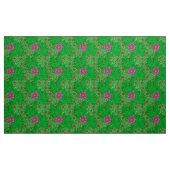 Tissu Souci de William Morris, vert vert et fuchsia (Yard)