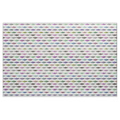 Tissu Soucoupes volantes multicolores UFO (Fat Quarter)