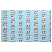 Tissu souple fait sur commande de chiot australien (Fat Quarter)