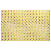 Tissu Souriant Emoji Jaune Face Motif (Yard)