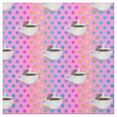 Tissu souris à café (Échantillon)