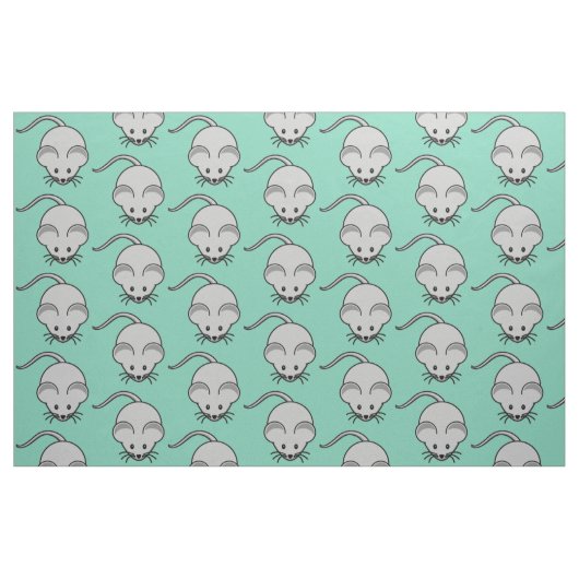 Tissu Souris adorable (Fat Quarter)