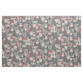 Tissu souris chandail corail rouge (Fat Quarter)