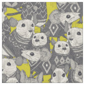 Tissu souris chartreuse (Fermer)