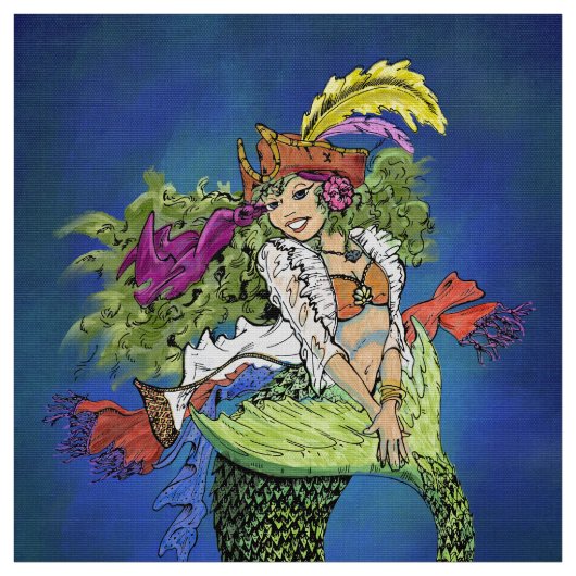 Tissu Sous la mer (Échantillon)