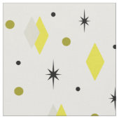 Tissu Space Age Diamonds Yellow Gray White (Fermer)