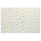 Tissu Space Age Diamonds Yellow Gray White (Fat Quarter)