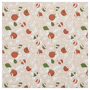 Tissu Spaghetti pâtes nourriture italienne avec tomate