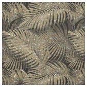Tissu Sparkling Palm Leaves Pattern (Échantillon)