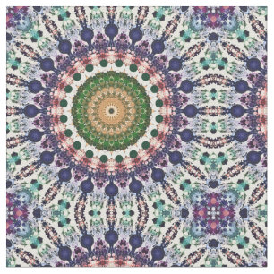 Tissu Spectral Mandala Abstrait